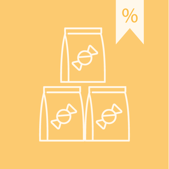 Pakatut karkkipussit