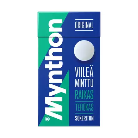 Mynthon Viileä minttu, sokeriton 34 g - Karkkipakkaukset - 100680 - 1
