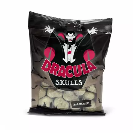 Dracula Skulls Salmiakki 65g - Karkkipussit - 100555 - 1