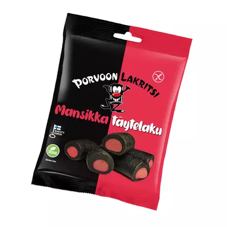Gluteeniton Mansikka täytelaku 150g - Karkkipussit - 100585 - 1