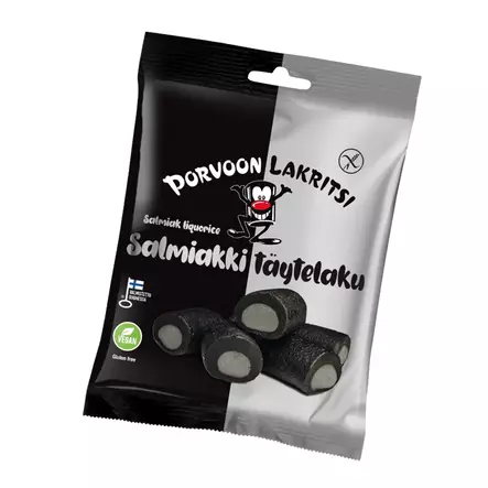Gluteeniton Salmiakki täytelaku 150g - Karkkipussit - 100586 - 1