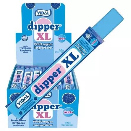Vidal Dipper XL Blue Rasberry 10,5g - Karkkipakkaukset - 100526 - 1