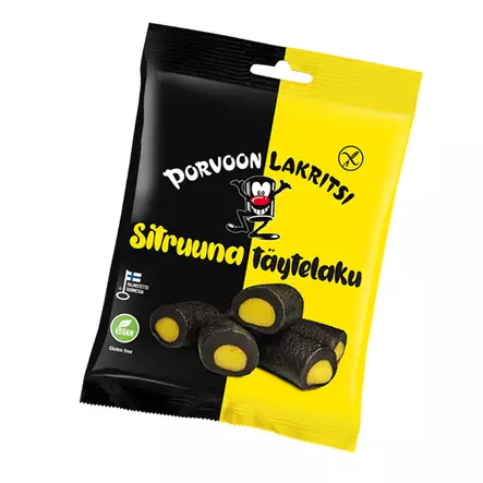 Gluteeniton Sitruuna täytelaku 150g - Karkkipussit - 100587 - 1