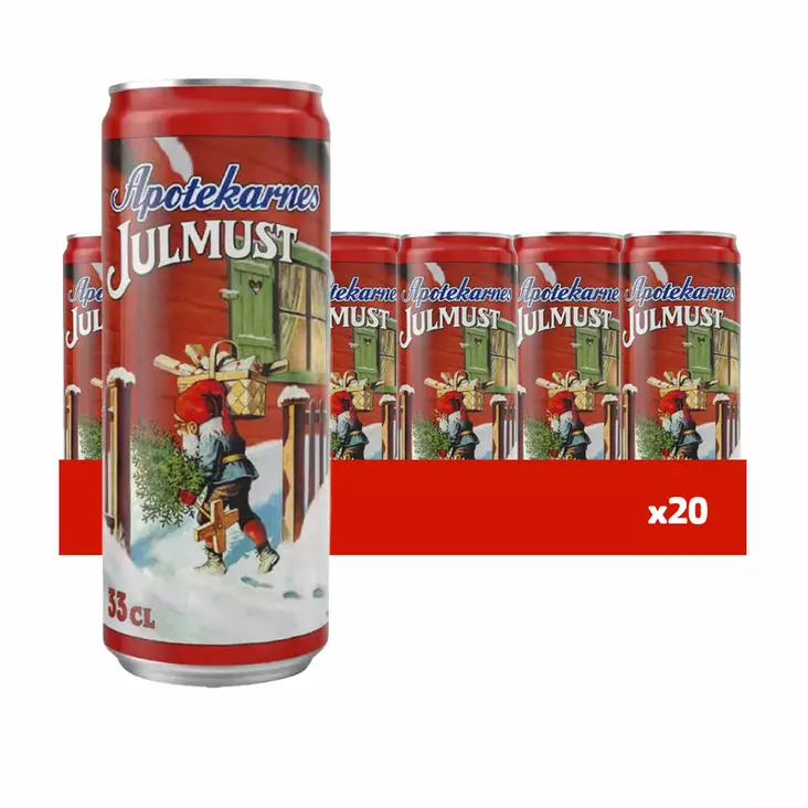 Apotekarnes Julmust 20 x 330ml - Limsat - 9957 - 3